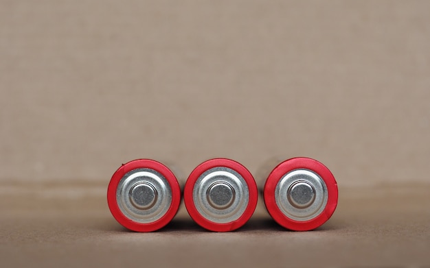Tre batterie AA