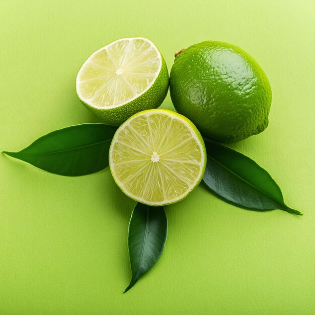 tre limoni, uno dei quali è verde e ha un limone sopra.