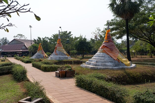 Tre Pagode Pass o Dan Chedi Sam Ong in Thailandia.