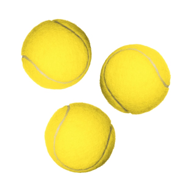 Tre palline da tennis