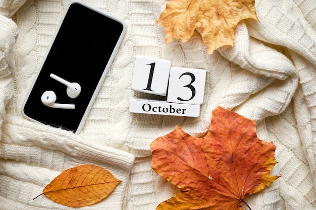 Tredicesimo giorno del mese di autunno del calendario ottobre