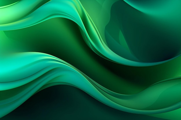 Trendy Wave Gradient Background Ai generativo