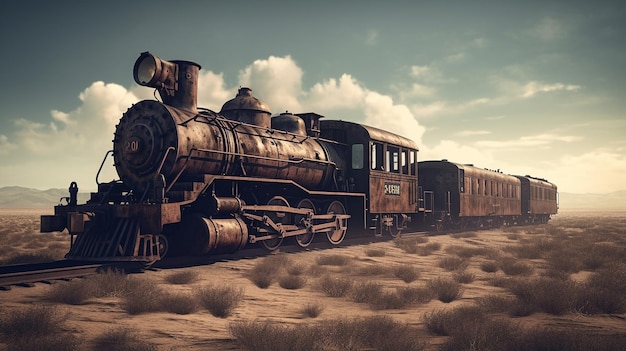 Treno su terra desolata