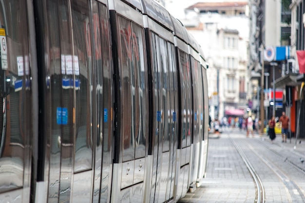 Treno Vlt nel centro di rio de janeiro Brasile