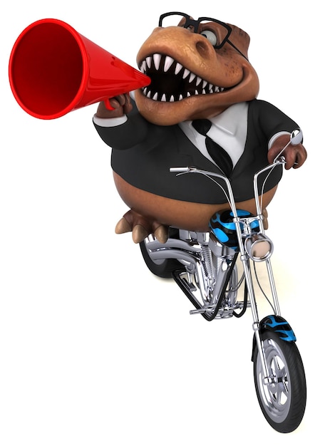 Trex divertente - Illustrazione 3D