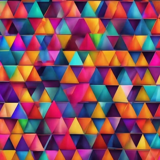 Triangoli e forme angolari sfondo astratto colorato con elementi geometrici