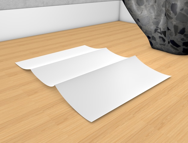 Trifold mockup