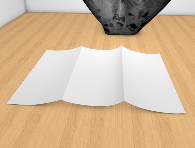 Trifold mockup