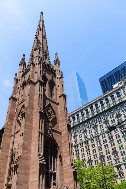 Trinity Church a Manhattan NYC New York USA