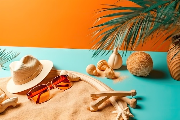 Tropical Beach Essentials IA generativa