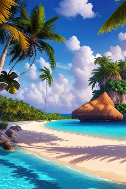 Tropical Paradise Island