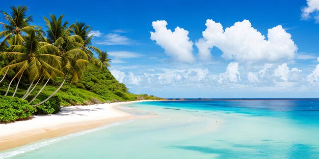 Tropical spiaggia e mare