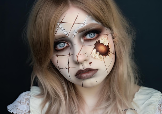 Trucco per Halloween e servizio fotografico gotico