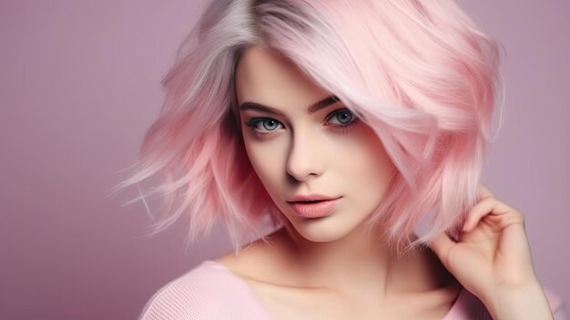 trucco rosa elegante e moderno