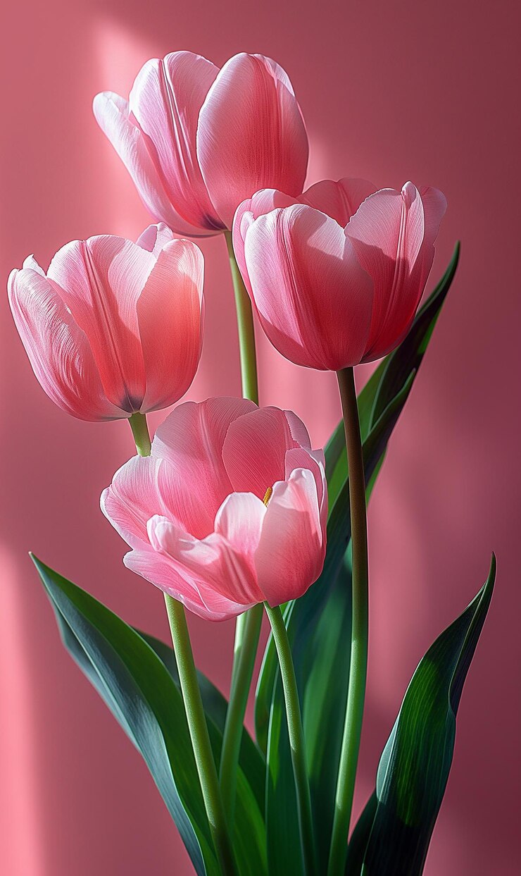 tulip flower field