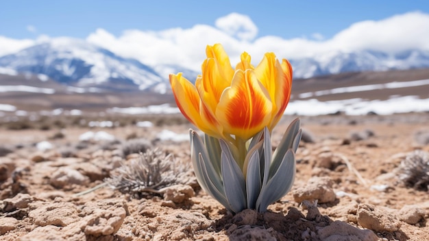 tulipana primavera immagine fotografica creativa ad alta definizione