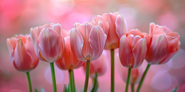 Tulipi rosa in un vaso