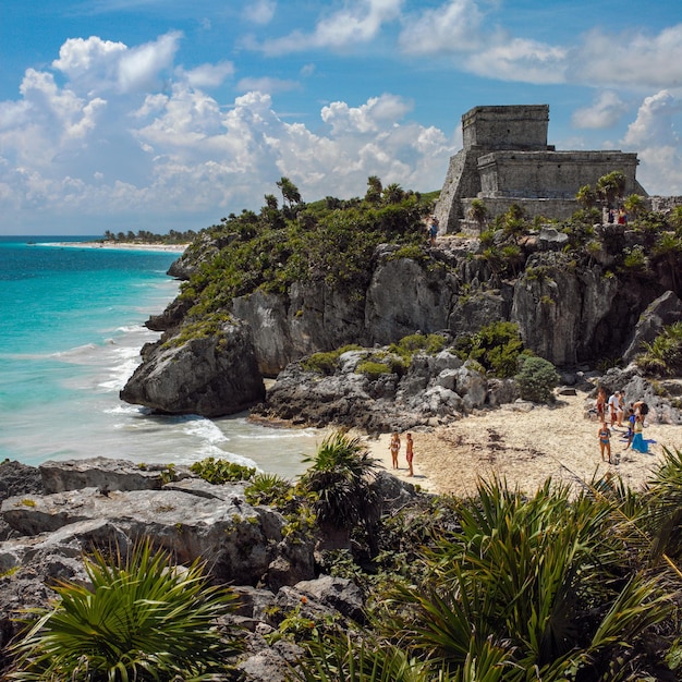 Tulum vicino a Cancun Penisola dello Yucatan Messico