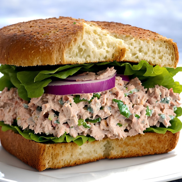 Tuna Salad Sandwich arte generativa di AI