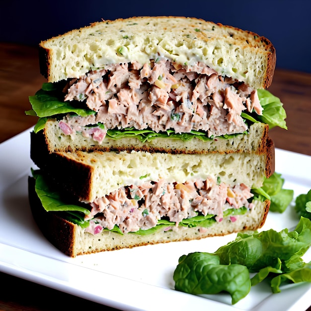 Tuna Salad Sandwich arte generativa di AI