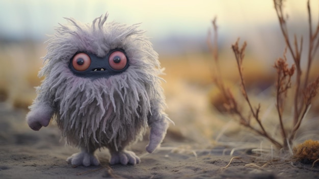 Tundra A Felt Stopmotion Monster in 4K