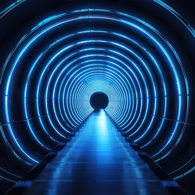 tunnel di luce oscura