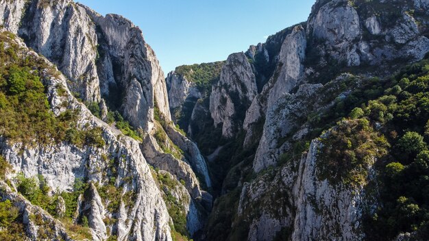 Turda Gorges paesaggio nella regione della Transilvania della Romania.