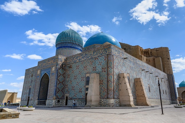 Turkestan Kazakistan 31 agosto 2023 Mausoleo di Khoja Ahmed Yasawi Sito Patrimonio dell'Umanità UNESCO Turkestan Kazakistan