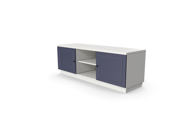 TV stand blu bianco