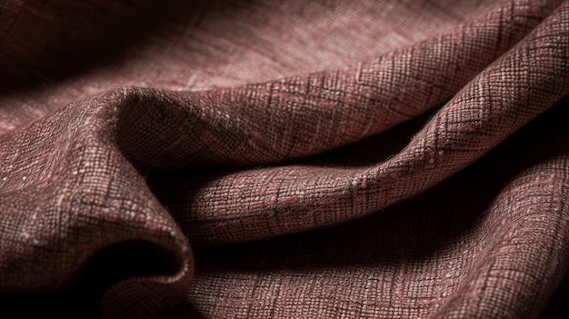 Tweed di seta strutturato e tattile Un tessuto classico e sofisticato Immagine generativa AI
