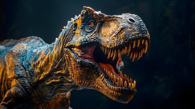 Tyrannosaurus rex anche conosciuto come T rex un grande dinosauro carnivoro Concetto Dinosauri T rex Carnivori Paleontologia