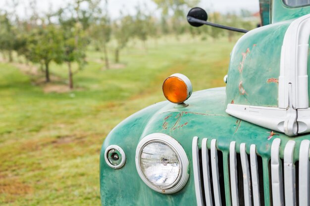 U-pick apple farm in un giorno d'autunno.