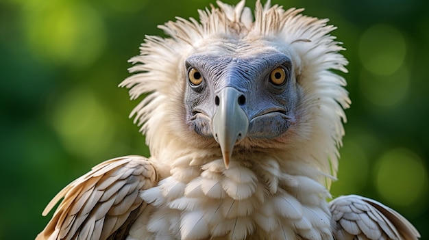 uccello araffe con un becco molto lungo e un becco molto lungo generativo ai