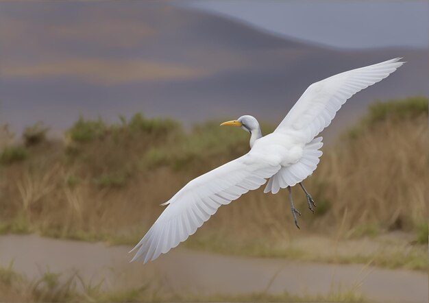 uccello bianco