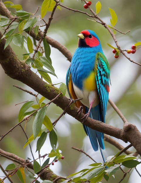 uccello colorato