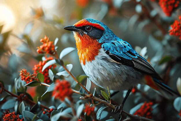 Uccello colorato