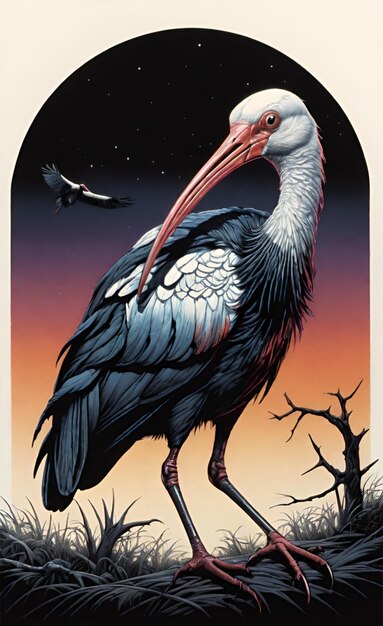 uccello ibis