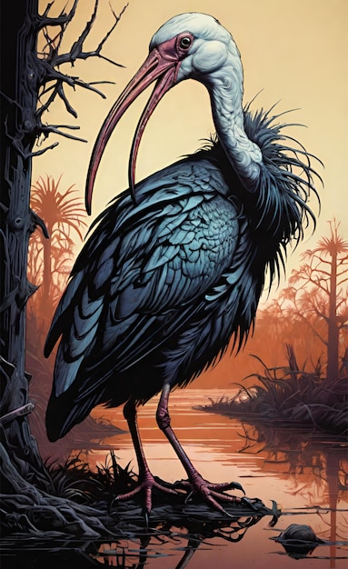 uccello ibis