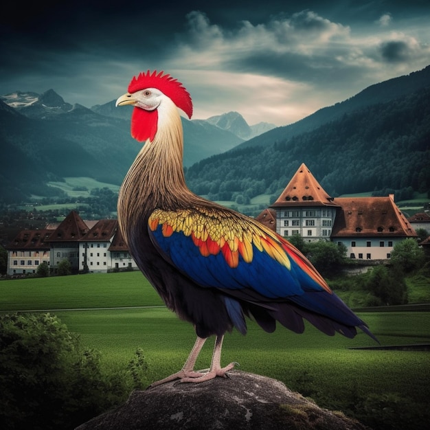 Uccello nazionale del Liechtenstein di alta qualità 4k u