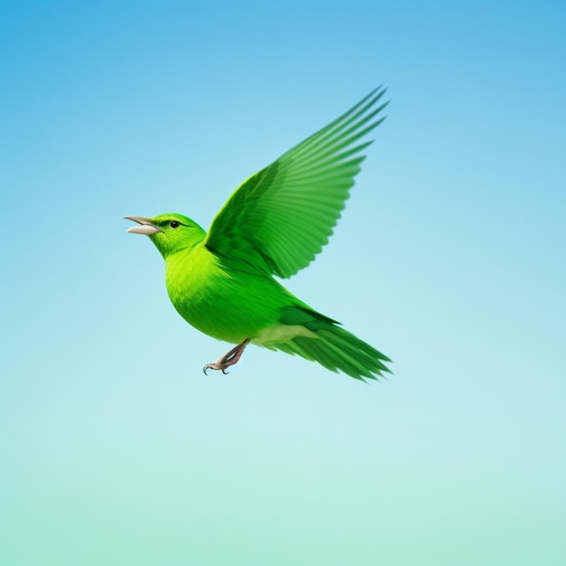 uccello verde