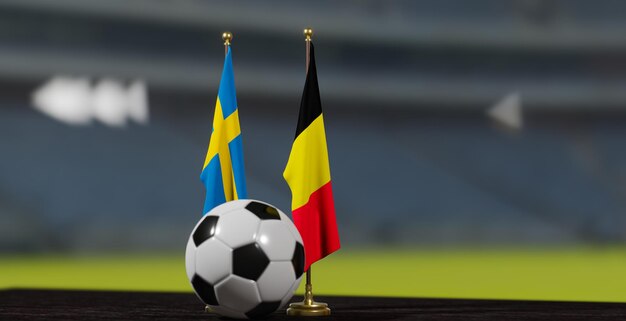 UEFA 2024 Soccer Svezia vs Belgio Campionato europeo Svezia e Belgio