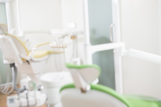 Ufficio dentista, igiene dentale, poltrona del dentista