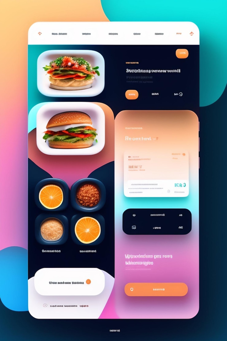Photo ui ux designing flat desighn