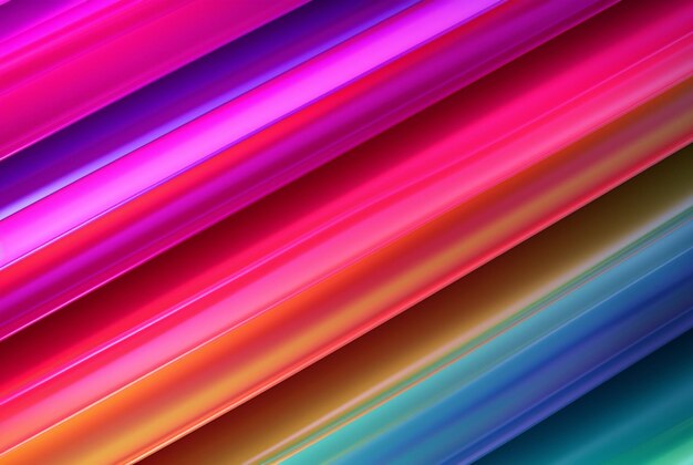 Ultra Wide Bright Striped Gradient background generativo ai