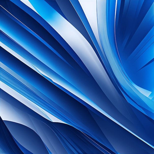 Un accattivante display dinamico di linee blu e sfumature di sfondo