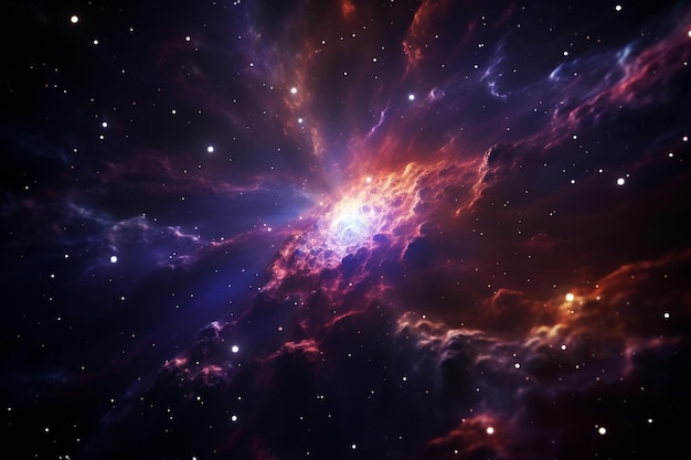 Un agglomerato di galassie vibrante nello spazio profondo
