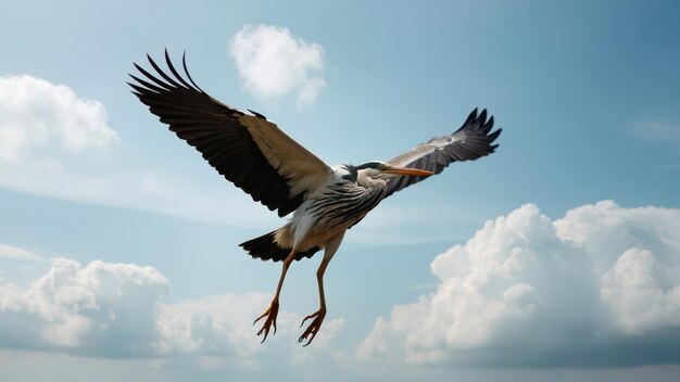 un airone in natura