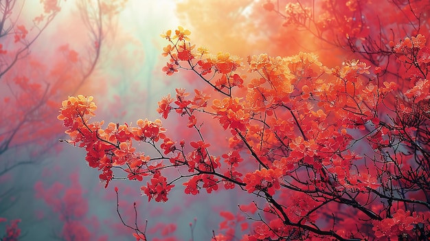 un albero con il sole dietro e il sole dietro