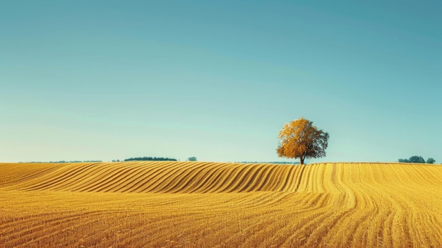 Un albero e un prato