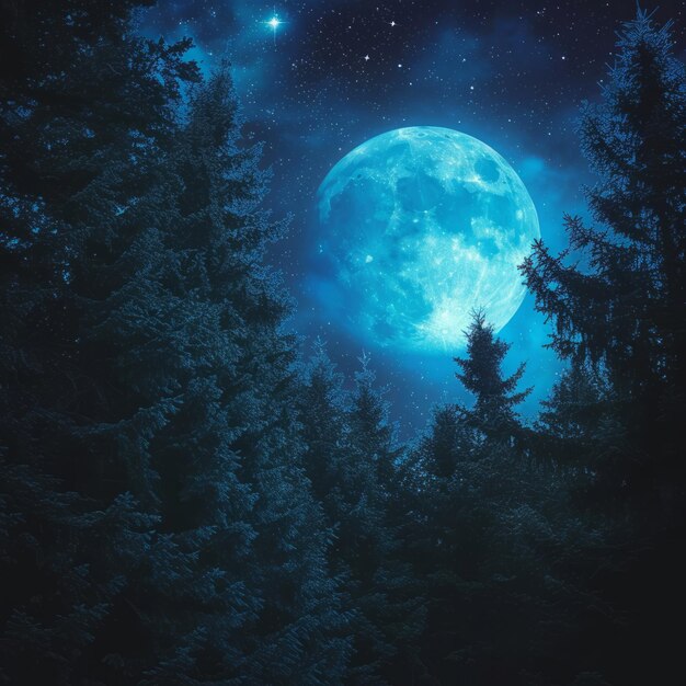 Un album fotografico visivo della luna pieno di momenti luminosi